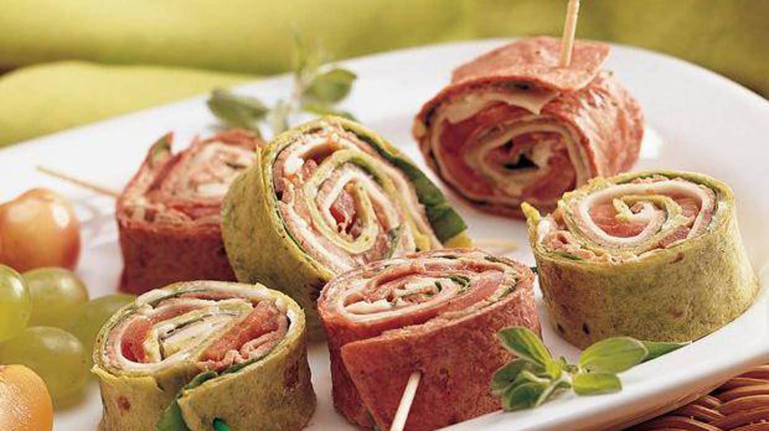 Petits rouleaux au bœuf et au Tilsit